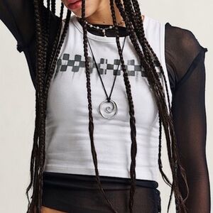 NWT Vans Checker crop tank size small